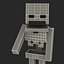 Minecraft Skeleton Rigged for Maya