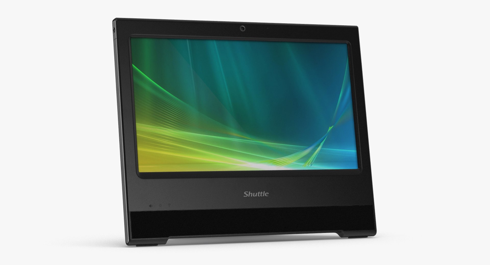 Barebone PC Shuttle X50V2 Black 3D model preview