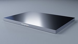 3D Lowpoly Laptop Platinum 4K PBR Textures