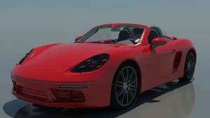 3D Porsche 718 Boxster S