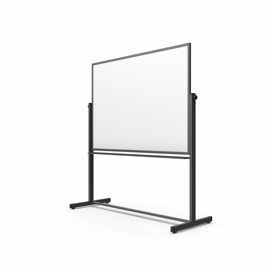 White Board 3D Model - TurboSquid 1838836