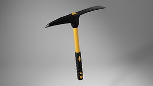 Pick Pickaxe Hoe Mattok with Plastic Handle model