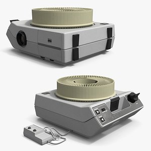 Vintage Carousel Slide Projector Gray Body