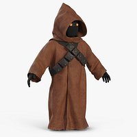 Jawa Star Wars Character A-Pose