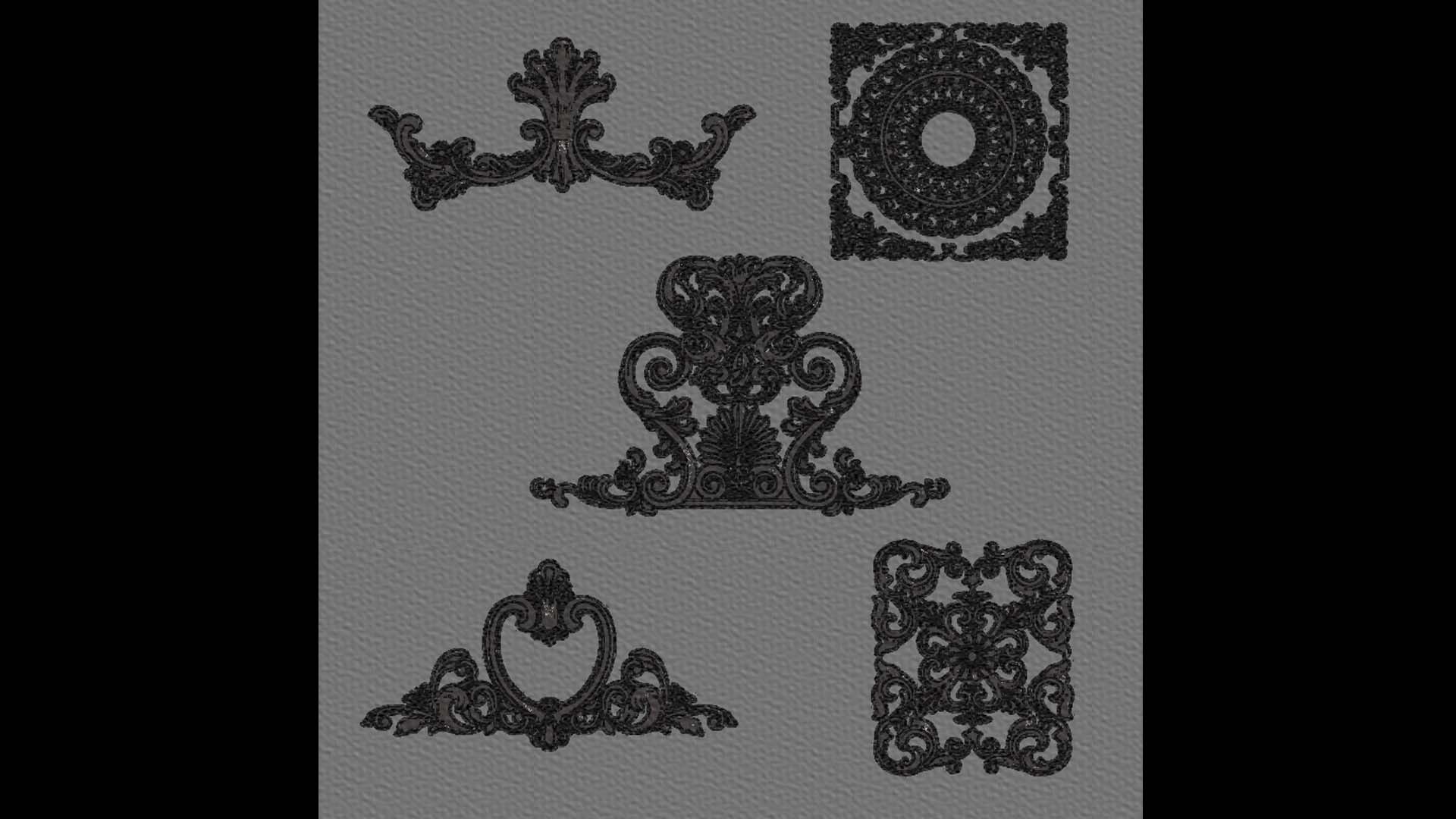 3D Trim Ornament 80 - TurboSquid 1910781