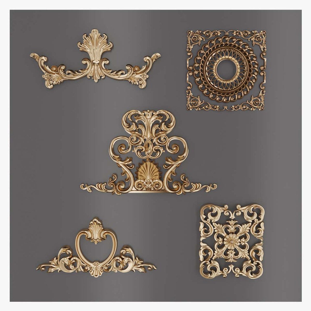 3D Trim Ornament 80 - TurboSquid 1910781