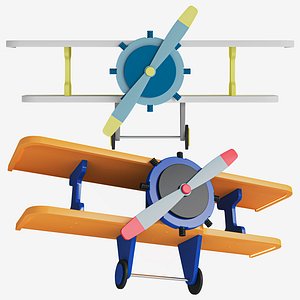lamp - night light regiment aircraft Biplane 3D model