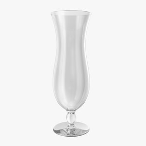 hurricane cocktail glass 3D model