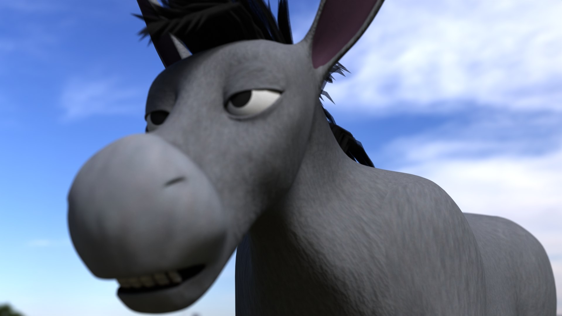 3D Donkey Model - TurboSquid 2225492