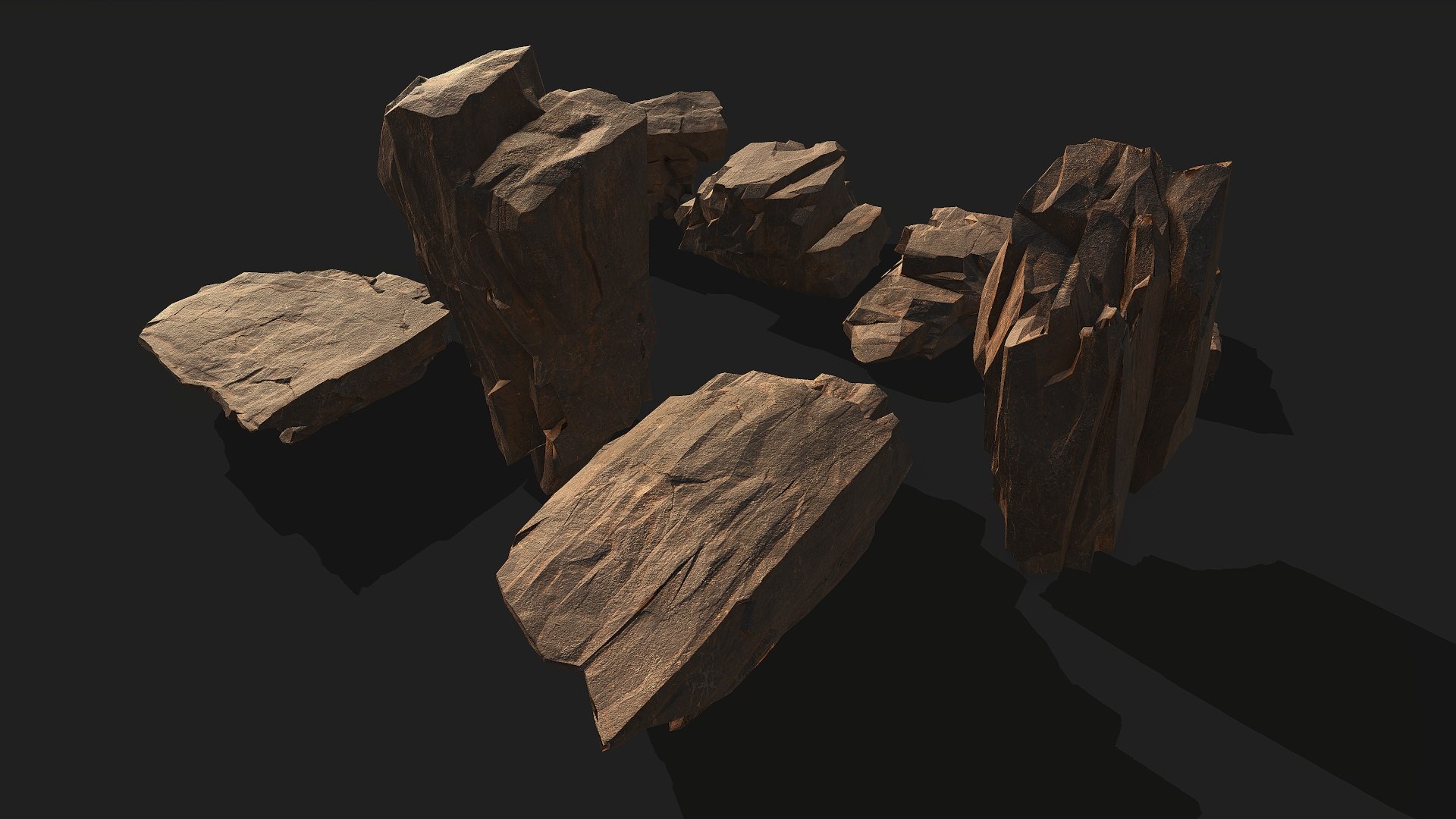 3D Desert Rocks 06 - TurboSquid 2044453