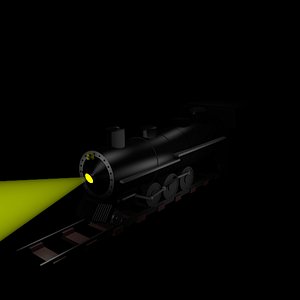 train tracks 3d model