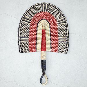 3D African Handwoven Fan 33