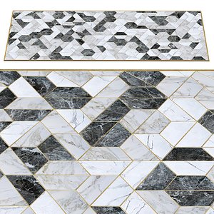Geometry Modern Marble Floor 3D model