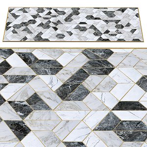 Geometry Modern Marble Floor