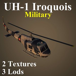 bell mil helicopter 3d model