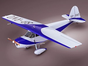 polish airplane 3d 3ds