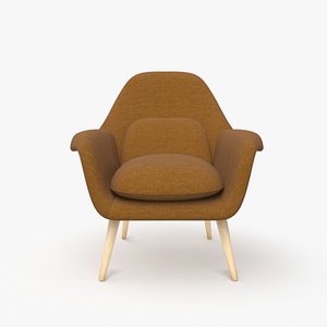 3D armchair chair design model