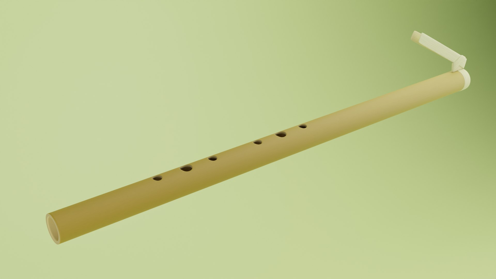 3D Suling Sunda Sundanese Bamboo Flute Model TurboSquid 2106702