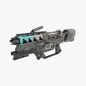 3D Science fiction howitzer