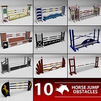Horse jump obstacle pack
