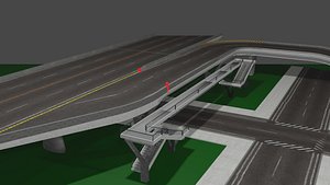 3D model Modular Roads and Streets Collection