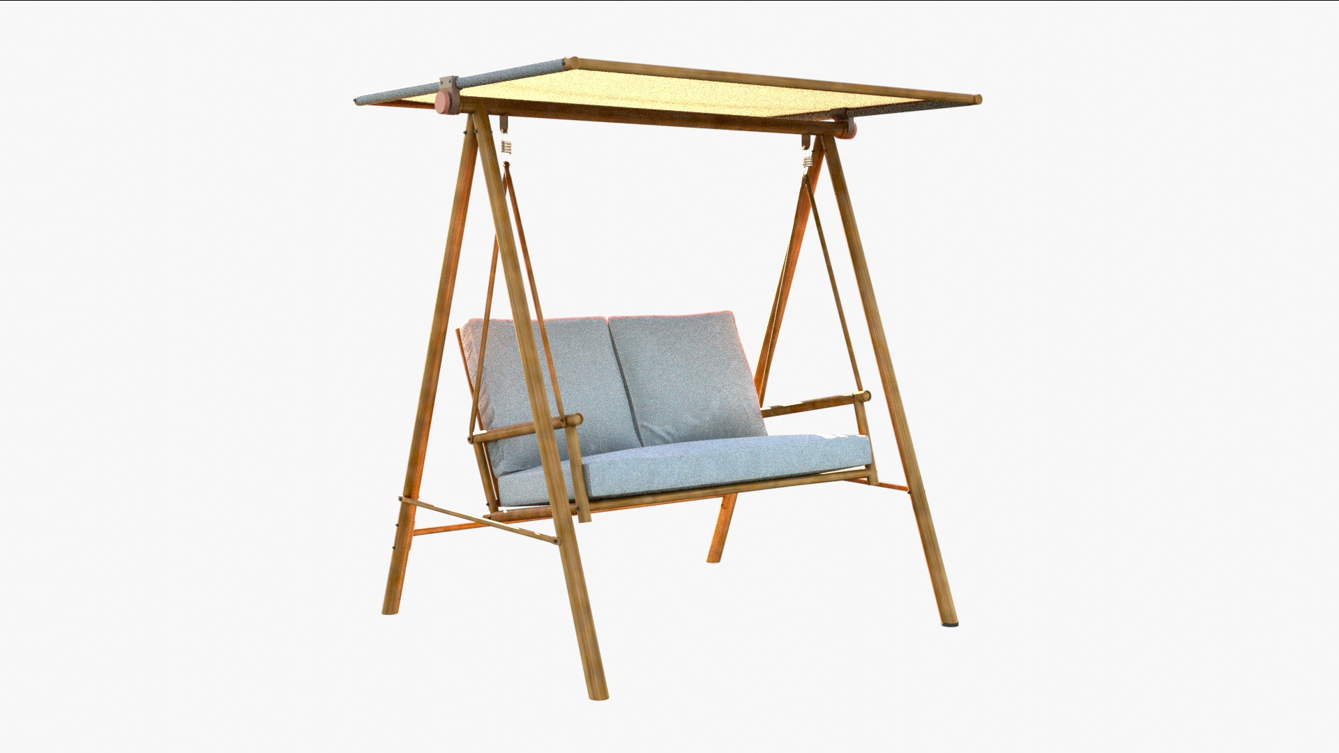 Swing Sofa Bamboo 3D Model TurboSquid 1989622