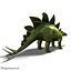 3d stegosaurus