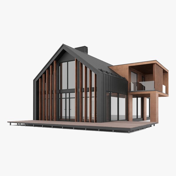 3D modeled house