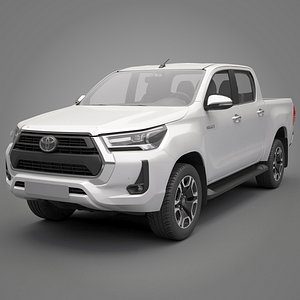 3D 2021 Toyota Hilux Double Cab model