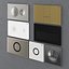 flush buttons installation viega 3D model