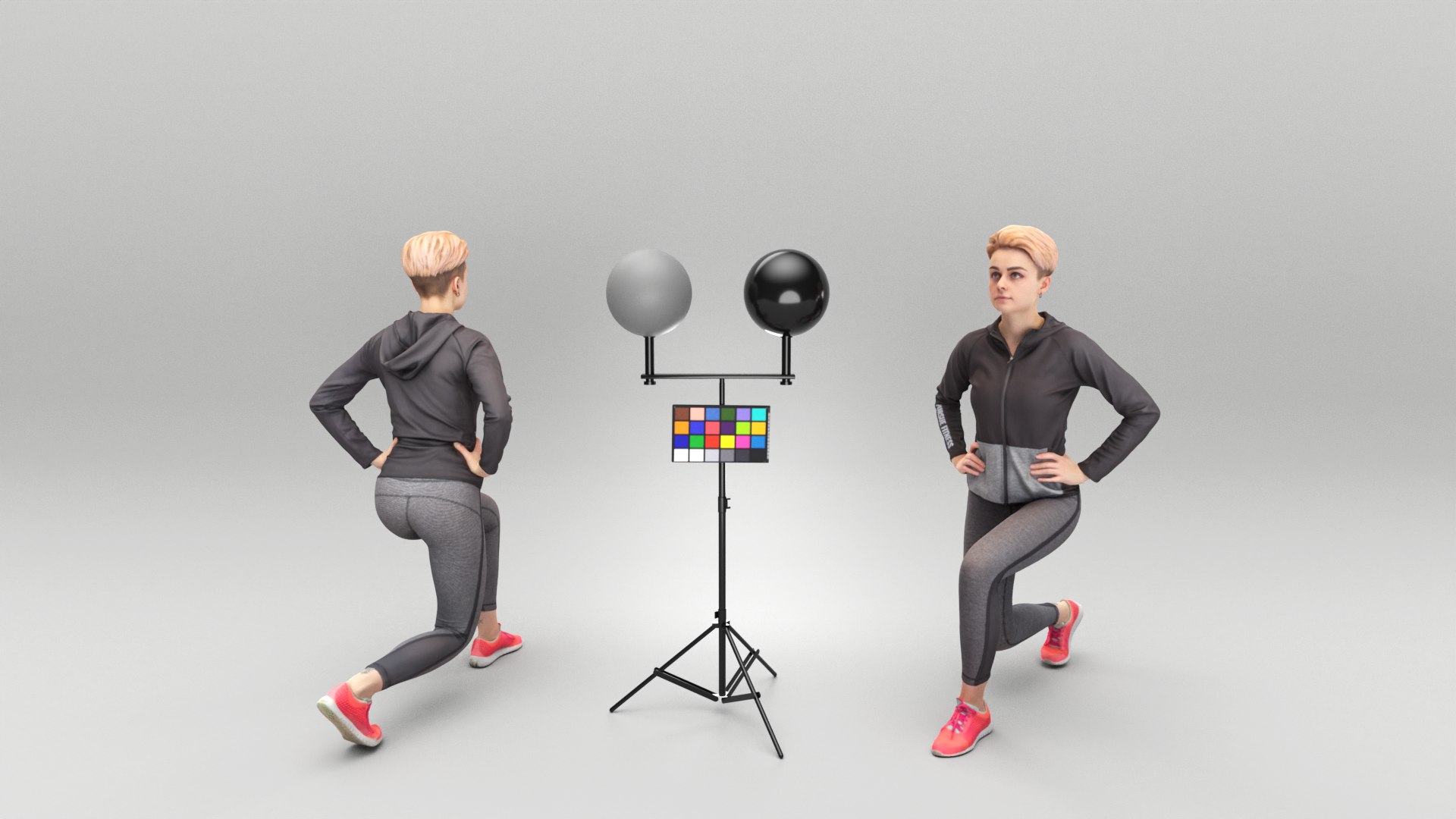 3D Young woman doing workout 432 - TurboSquid 2181064