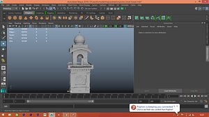 reference clock tower 3D model