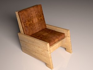 simple chair sofa model