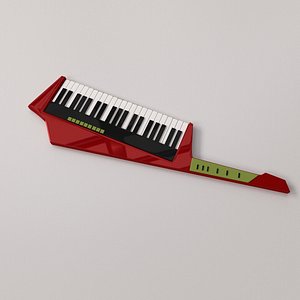 3D keytar model