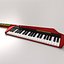 3D keytar model