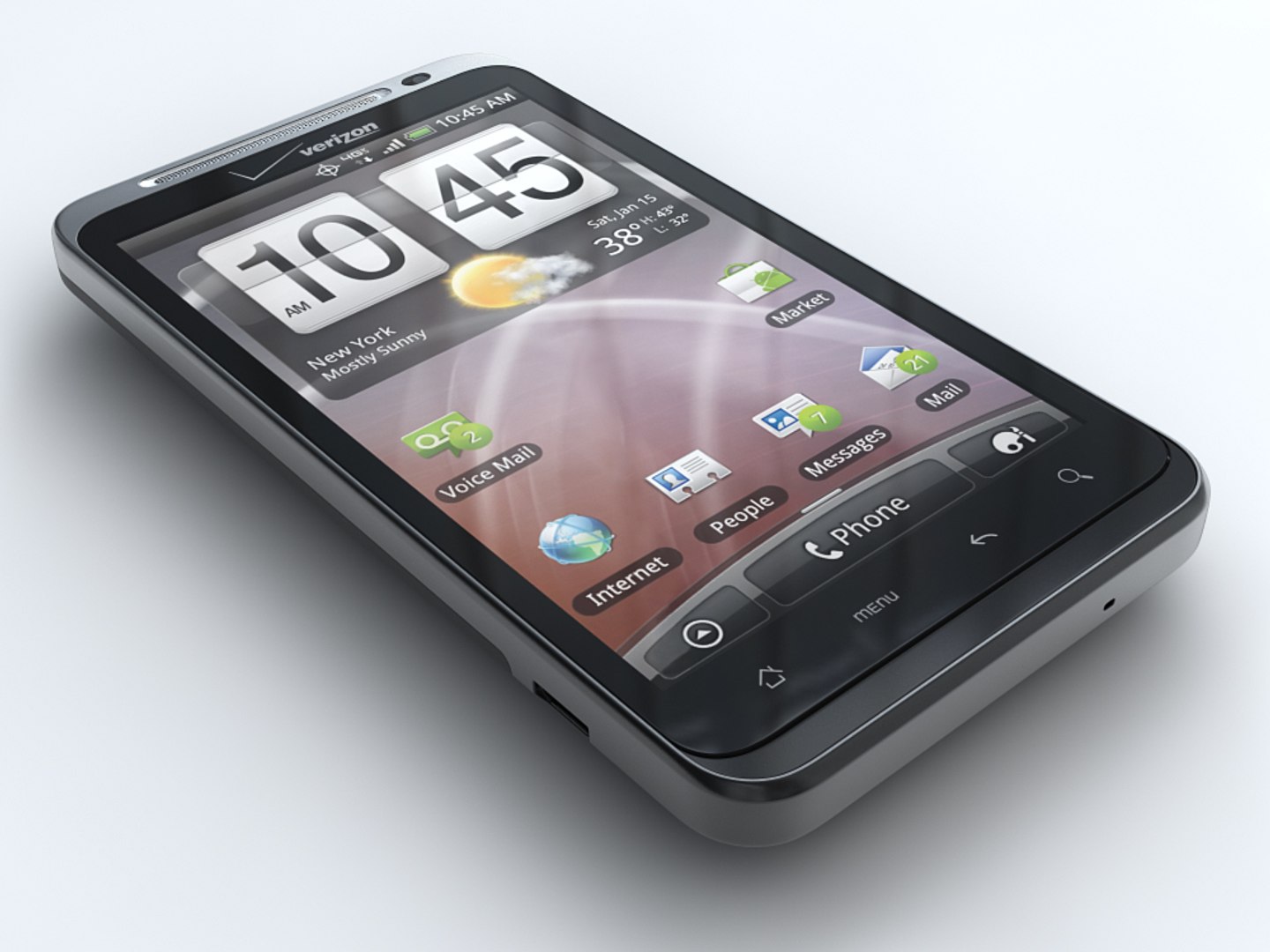 htc thunderbolt 4g mobile phone fbx