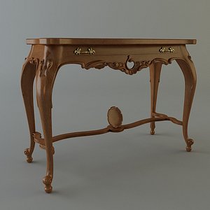 3d baroque table