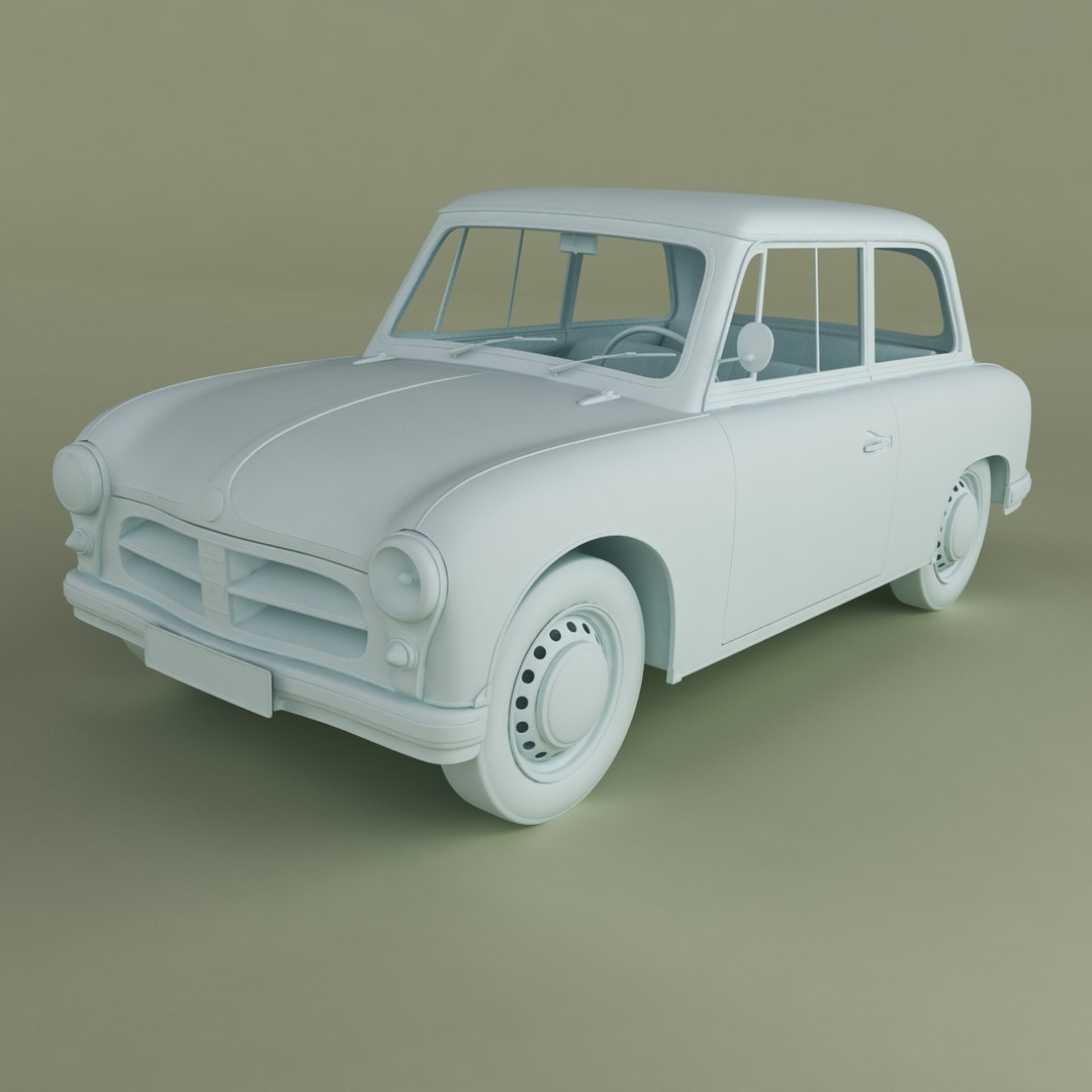 AWZ P70 Saloon 3D Model - TurboSquid 2328703