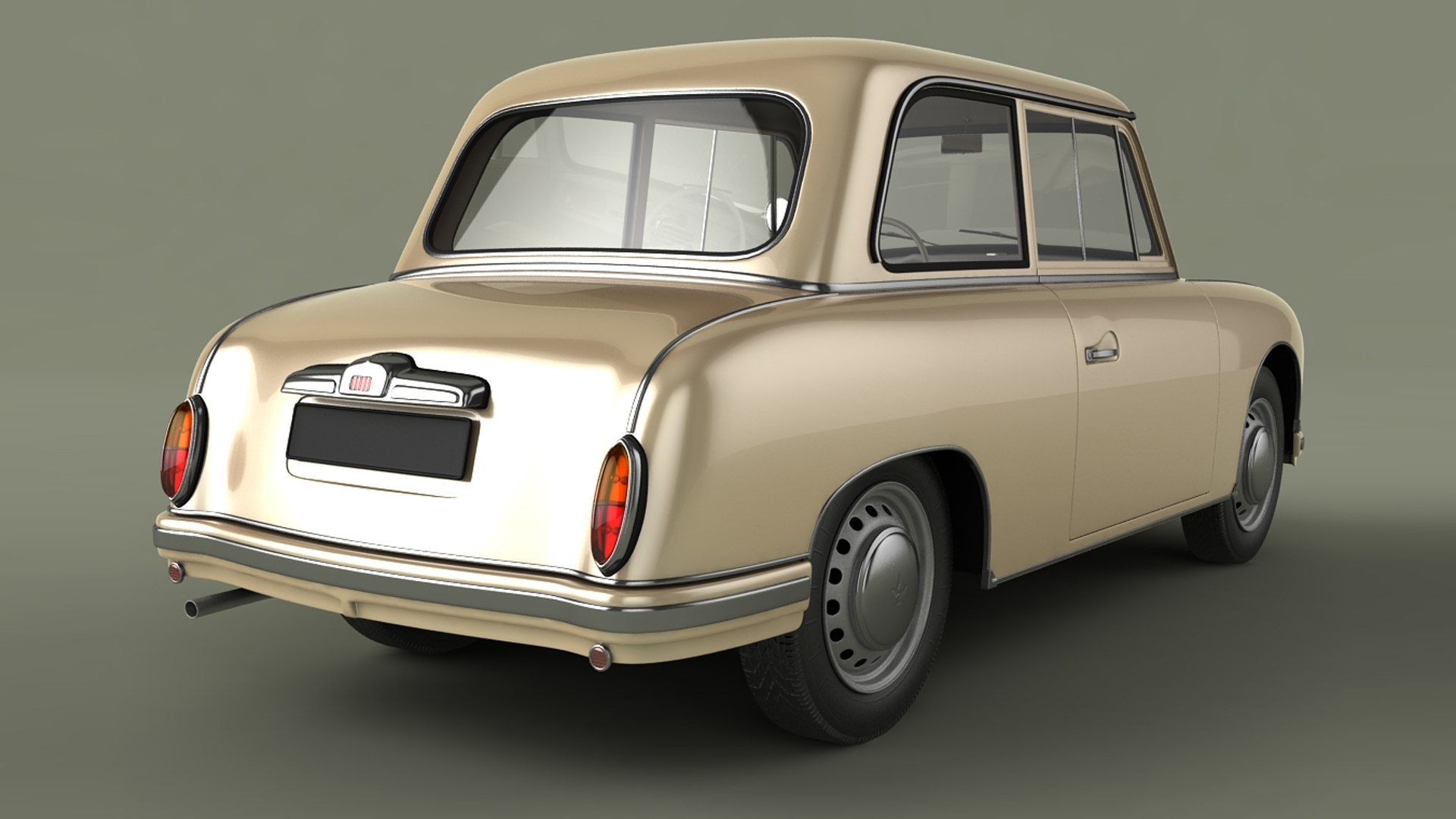 AWZ P70 Saloon 3D Model - TurboSquid 2328703
