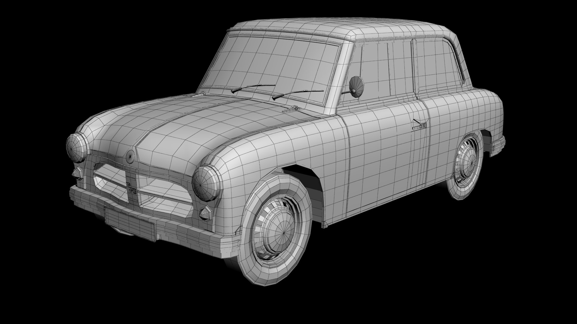 AWZ P70 Saloon 3D Model - TurboSquid 2328703