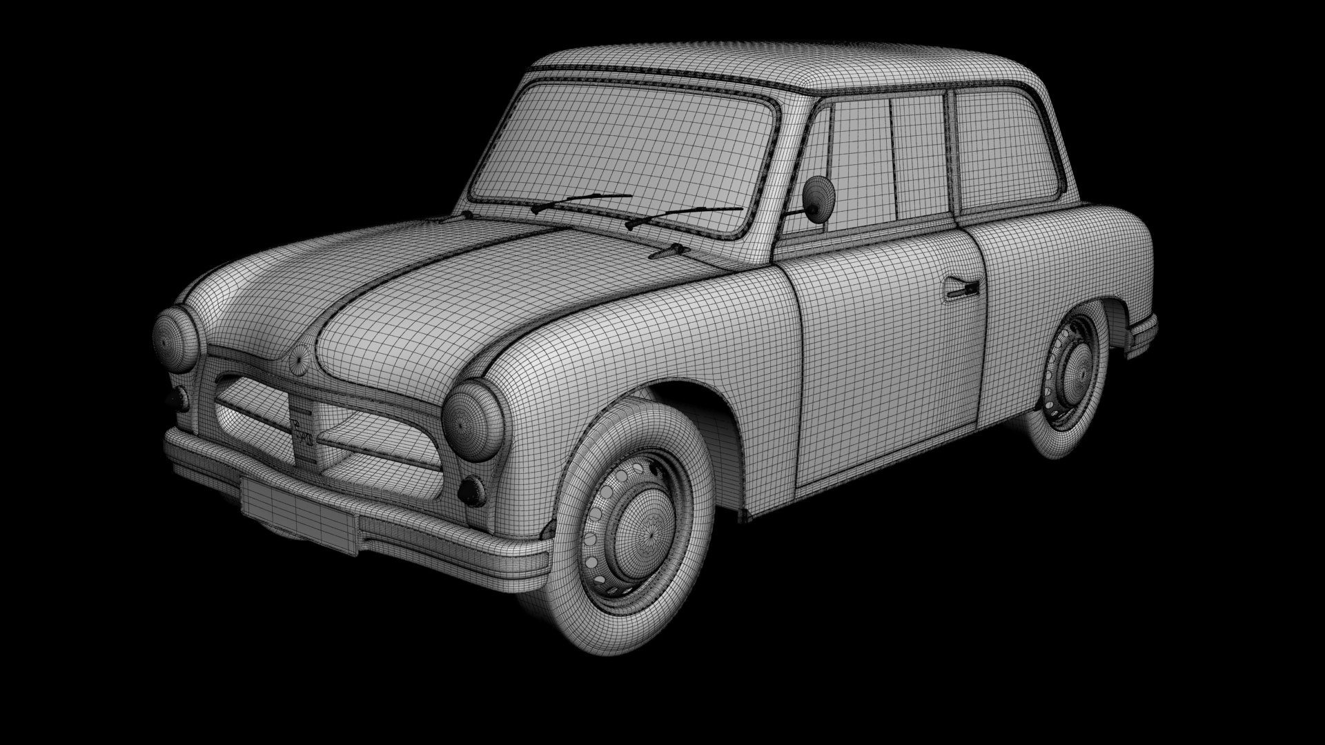 AWZ P70 Saloon 3D Model - TurboSquid 2328703