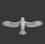 3D eagle animation model