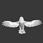 3D eagle animation model