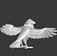 3D eagle animation model