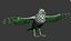 3D eagle animation model