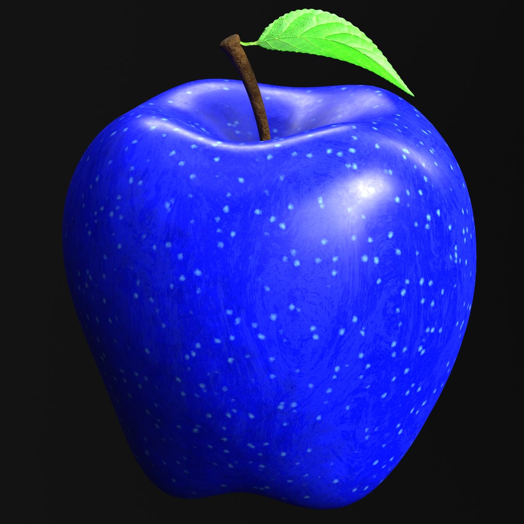 Blue Apple 3D Model - TurboSquid 2097494