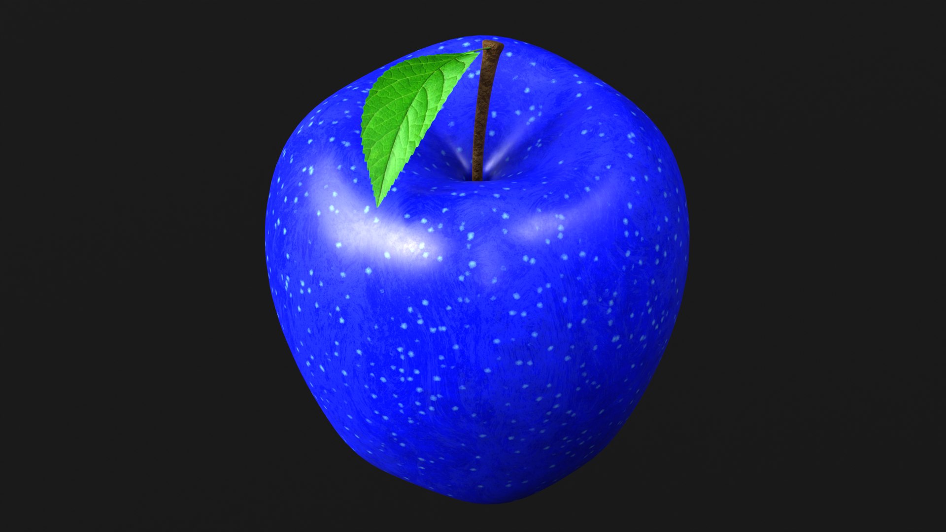 Blue Apple 3D Model - TurboSquid 2097494