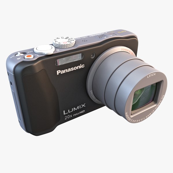 3d model panasonic lumix zs20 camera