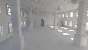 3D Mosque Interior - No Material model