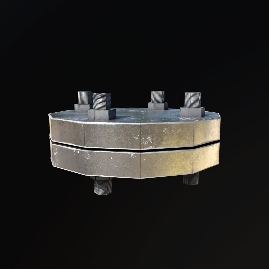 Flange 3D Model - TurboSquid 2256352